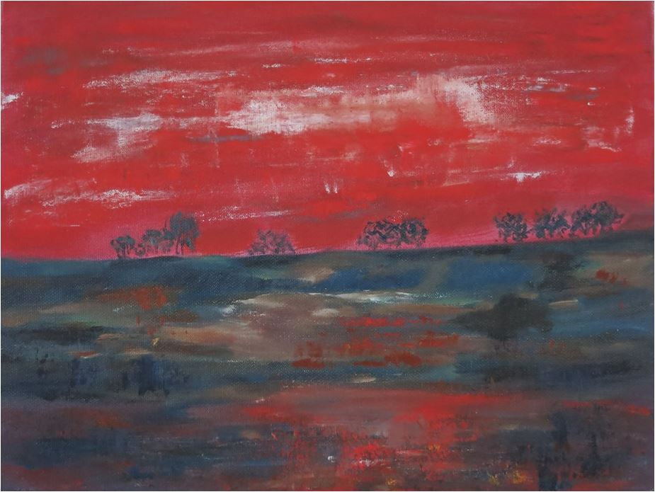 Ölgemälde Baumlandschaft II
